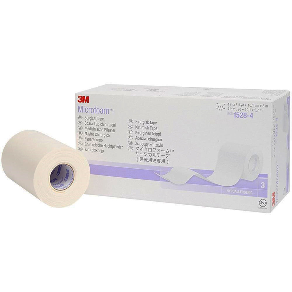 3M 1538-1 Durapore Surgical Tape 1in x 10yd (12/Bx) (x) - GB TECH USA
