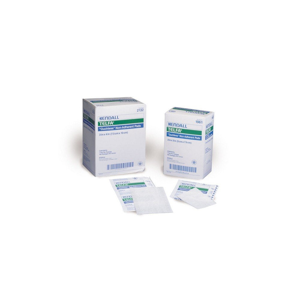Cardinal Telfa Ouchless Non-Adherent Dressing 2132 - Cotton, Rectangle - Andaman Home Health Cardinal Telfa Ouchless Non-Adherent Dressing 2132 - Cotton, Rectangle - Andaman Home Health