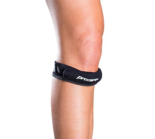 DJO Surround Patella Support Strap 79-80325 - Hook and Loop Closure, Left or Right Knee, Nylon/Foam, Black - Medium, One Piece