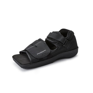 DJO ProCare Post-Op Shoe 79-81237 - Hook and Loop Closure, Square Toe, Unisex, Black, Large - Male 9.5" to 12", Female 10.5" to 13", One Shoe