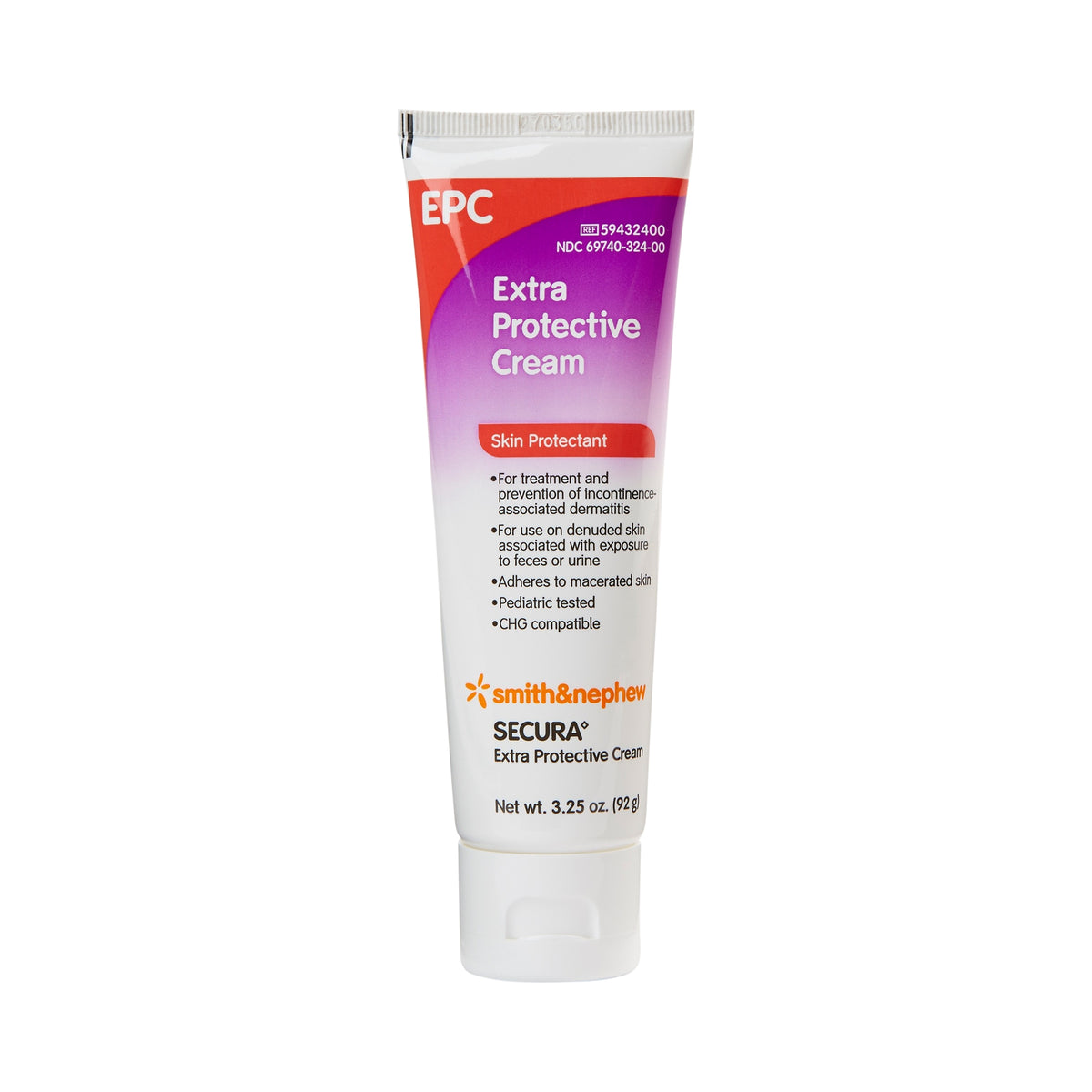 Smith &amp; Nephew Secura Extra Protective 59432400 - Skin Protectant, Scented Cream, 30% Strength Zinc Oxide, Tube - 3.25 oz., One Pack