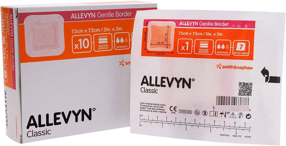 Allevyn Non-Adhesive Foam Dressing,6 x 6 ,Each,66020093