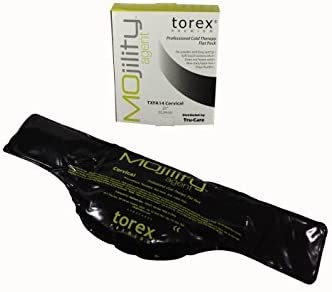 Torex Mojility Agent Professional Hot and Cold Therapy Flat Pack TXFA14 - Latex Free, Cervical, 21&quot; Long, Black - 2&quot; x 6 1/2&quot;, One Pack