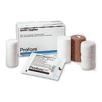 Smith & Nephew Profore 66020626 - 4 Layer Standard Compression Bandage System, Self-adherent / Tape Closure, NonSterile, Tan / White - One Kit