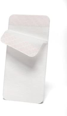 3M Medipore Dress-It 2955 -  Dressing Cover or Retainer,  Hypoallergenic Soft Cloth, White, Water Resistant, Latex-free, Pre-Cut - 3 7/8" x 7 7/8", Box of 25