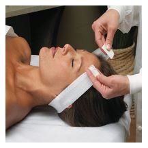 Graham Spa Essentials 53300 - Headbands, Velcro Hook &amp; Loop Closure, White, One Size Fits Most, Disposable - Pack of 4