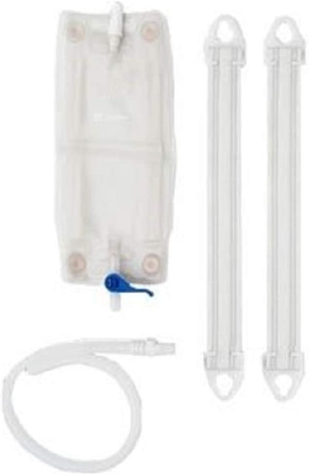 Hollister 9349 - Latex-Free Urinary Leg Bag Kit, Contains 1 Large Leg Bag 32 oz. (900ml), Leg Straps, 1 Extension Tube, 18" - One Kit