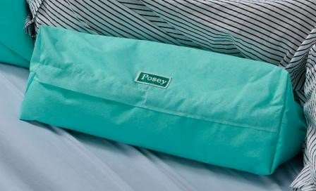 Posey 6309XL - Positioner Lateral Wedge, Bead Filled, Freestanding, Vinyl Cover, Noninflatable, X-Large - 7&quot; x 19&quot; x 9&quot;, One Wedge