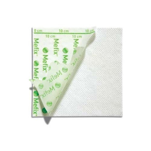 Molnlycke Mefix 311099 - Dressing Retention Tape with Perforated Liner, Nonwoven Spunlace Polyester, Self-Adhesive, NonSterile, White - 4&quot; x 11 yards,  One Roll