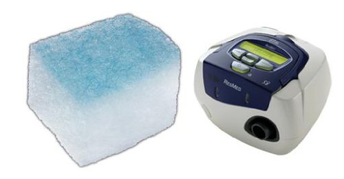 CPAP CF2105-2 - CPAP Machine Filter, For Use With CPAP Machines, Disposable, Foam - 1 3/8&quot; x 1 3/8&quot;, Pack of 3