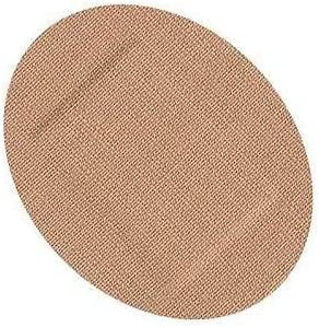 Hartmann Flex-Band 46150000 - Adhesive Strip Bandage, Skin Friendly, Fabric, Latex-Free, Hypoallergenic, Sterile, Tan, Oval - 1" x 1 1/4", Box of 100