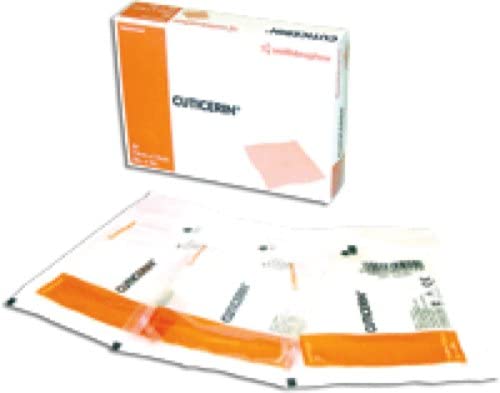 Smith & Nephew Cuticerin 66045562 - Oil Emulsion Impregnated Dressing, Acetate Gauze, Cuticerin Ointment, Non-Aqueous, Non-Linting, Sterile, Tan,  Rectangle - 3" x 3", Box of 10