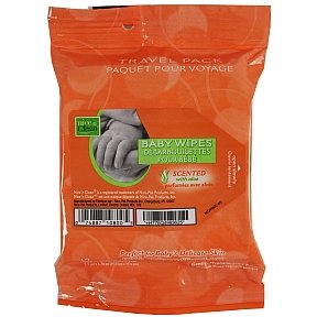 PDI Nice&#39;n Clean Q49636 - Baby Wipes, Aloe / Vitamin E, Scented, NonSterile, 12 Count per Soft Pack - 7&quot; x 8&quot;, Pack of 12