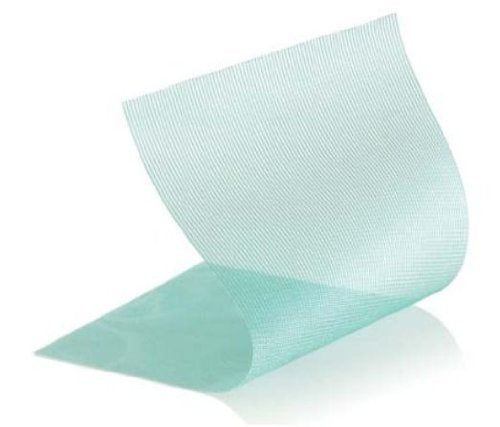 BSN Cutimed Sorbact 7266205 - Antimicrobial Wound Contact Layer Dressing, Acetate Fabric, Sterile, Square, Green - 8&quot; x 8&quot;, Pack of 10
