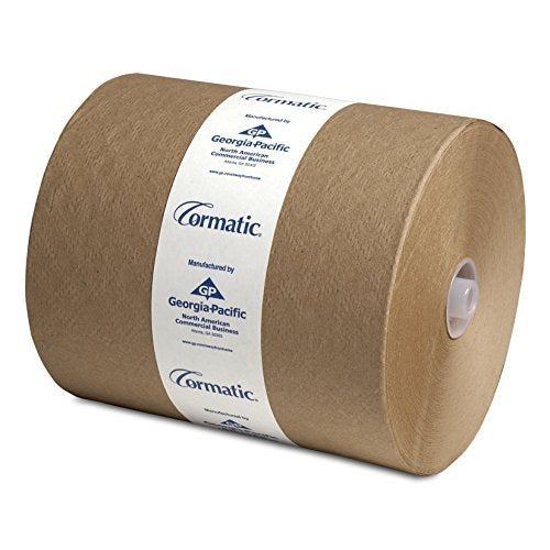 Georgia Pacific Cormatic 2910P - Paper Towel, 1-Ply, Continuous Sheet, Poly-Bag Protected, Brown, Hardwound Roll - 8 1/4&quot; x 700 ft., One Roll