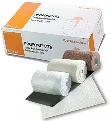 Smith & Nephew Profore Lite 66000771 - 3 Layer Compression Bandage System, Low Compression, Self-adherent / Tape Closure, NonSterile - One Box