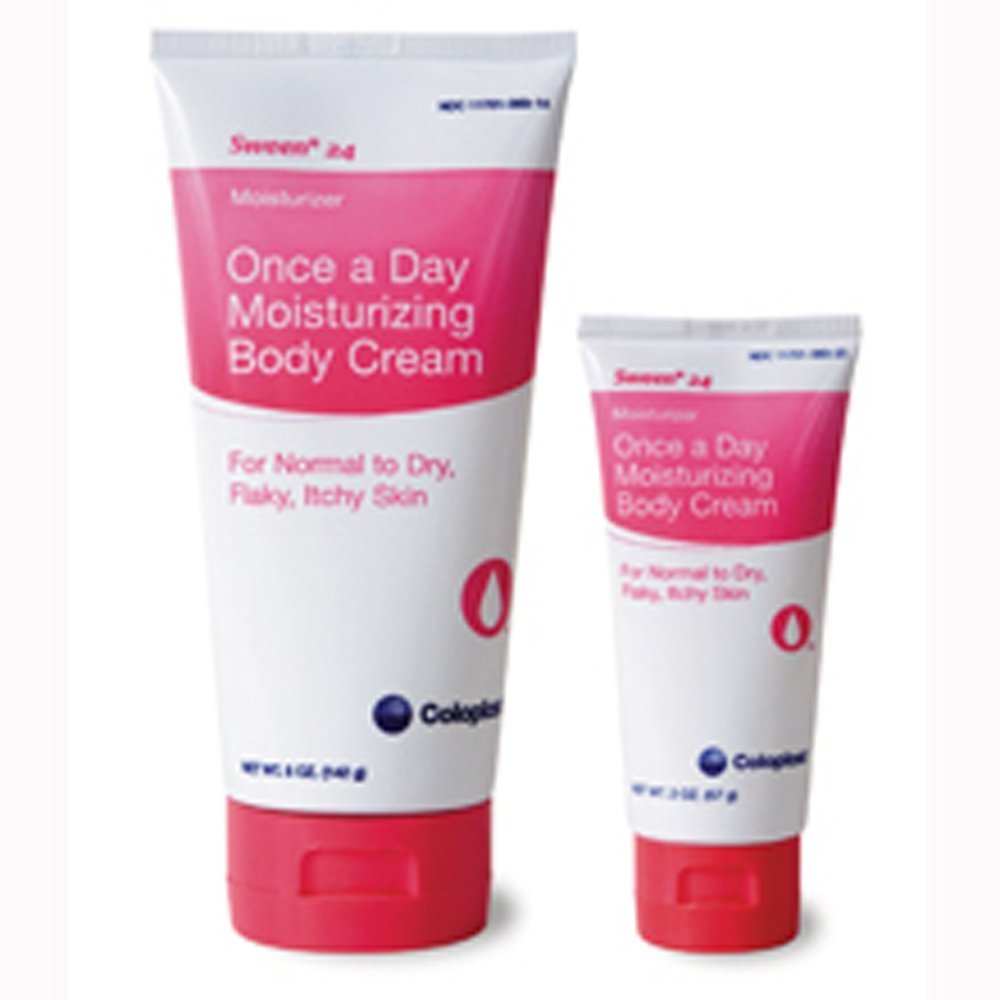 Coloplast Sween 24 7095 - Hand And Body Moisturizer, Skin Protectant,  CHG Compatible, 6% Dimethicone, Unscented Cream, Tube - 9 oz., One Tube