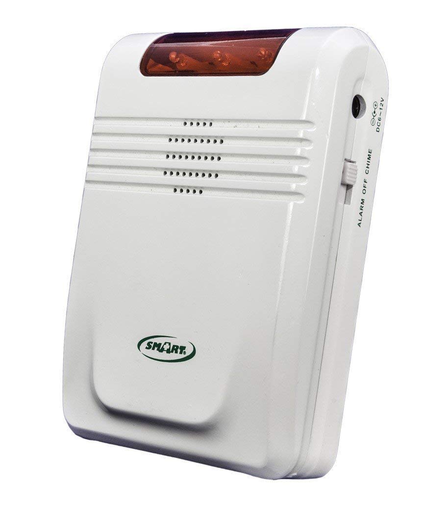 Smart Caregiver Cordless 433-EC - Wireless Alarm System, Battery Powered / AC Adaptor, White / Green - One Unit