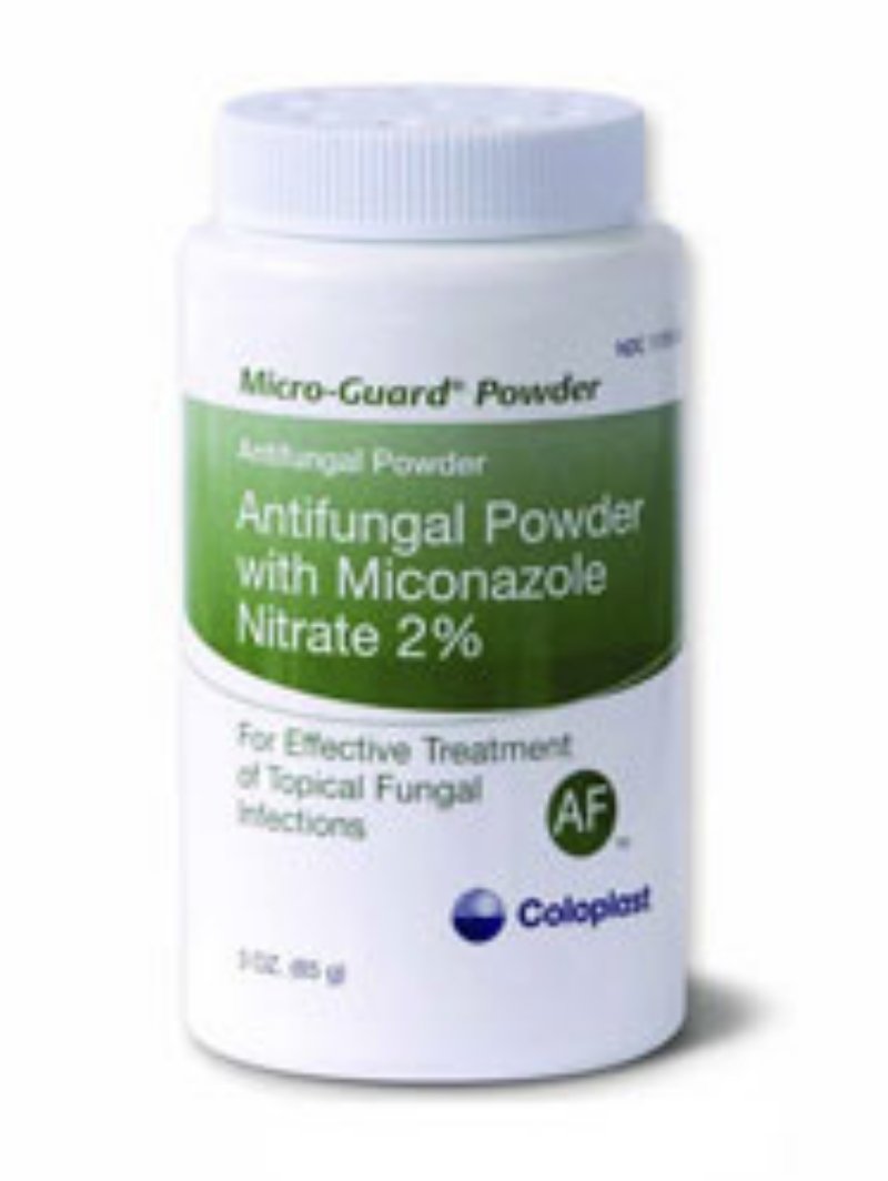 Coloplast Micro-Guard Powder 1337 - Antifungal Powder With 2% Miconazole Nitrate - 3 oz., One Bottle