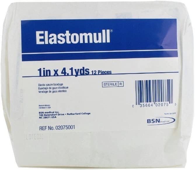 BSN Elastomull 02088000 - Conforming Bandage, Polyester / Rayon, Roll Shape, NonSterile - 1" x 4 1/10 Yard, Pack of 24
