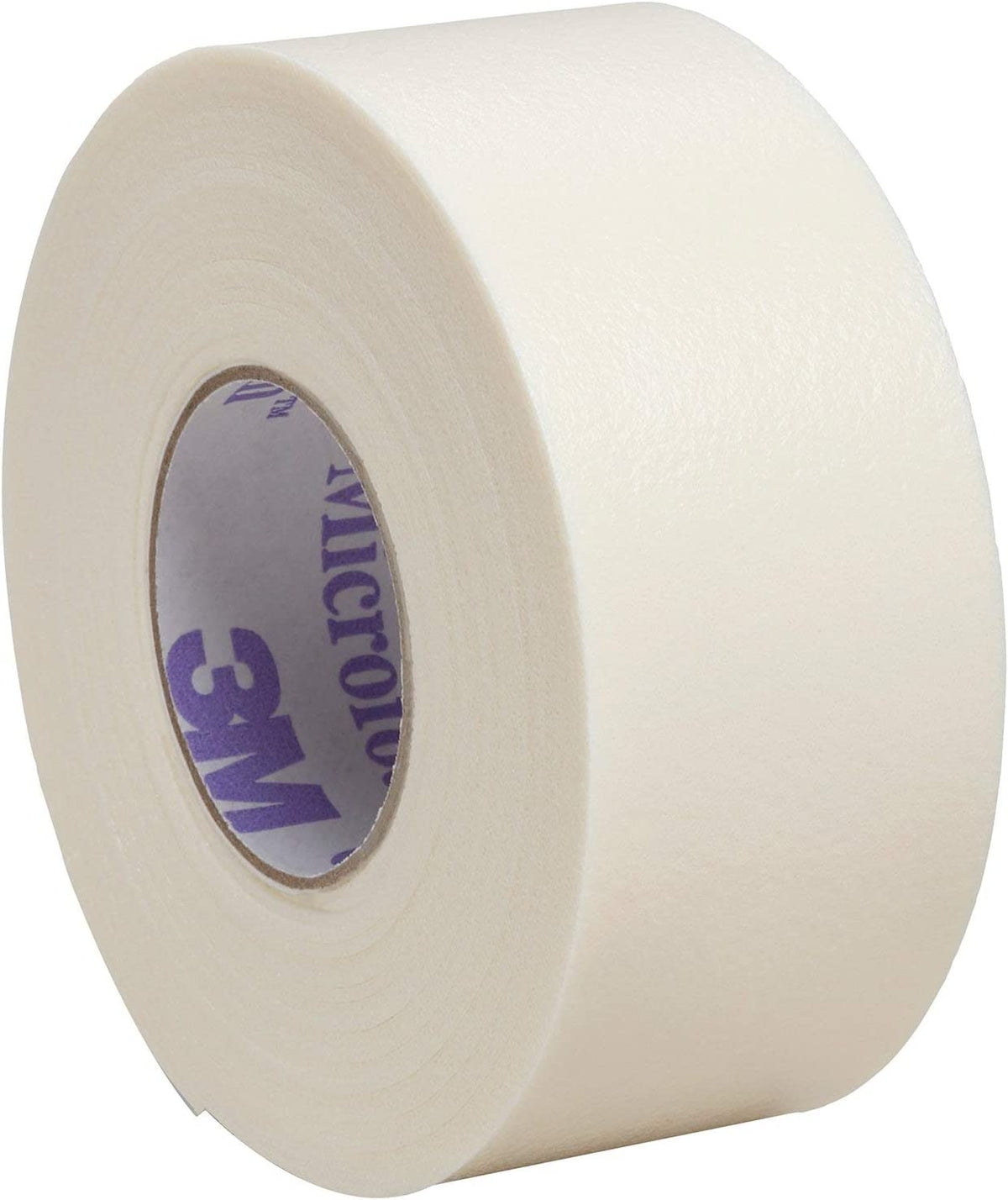 3M Microfoam Surgical Tape 1528-1 - Hypoallergenic, Latex-free, Flexible, Elastic Foam Tape - 1" x 5 1/2 yards Roll, Box of 12