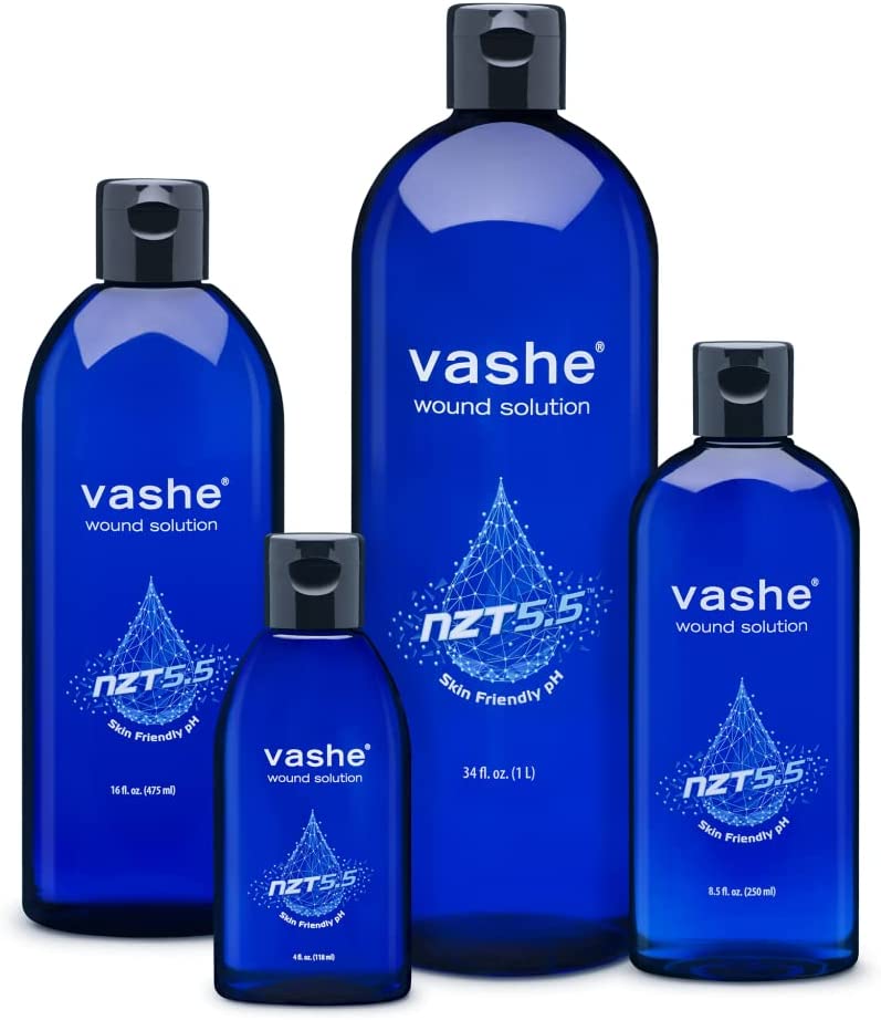 Vashe Wound Wash - Skin / Wound / Burn Cleanser, Antimicrobial, FlipTop Bottle, NonSterile - 4 oz., One Bottle
