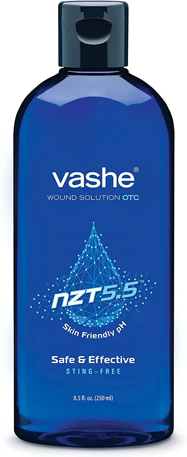 Vashe Wound Wash - Skin / Wound / Burn Cleanser, Antimicrobial, FlipTop Bottle, NonSterile - 8.5 oz., One Bottle
