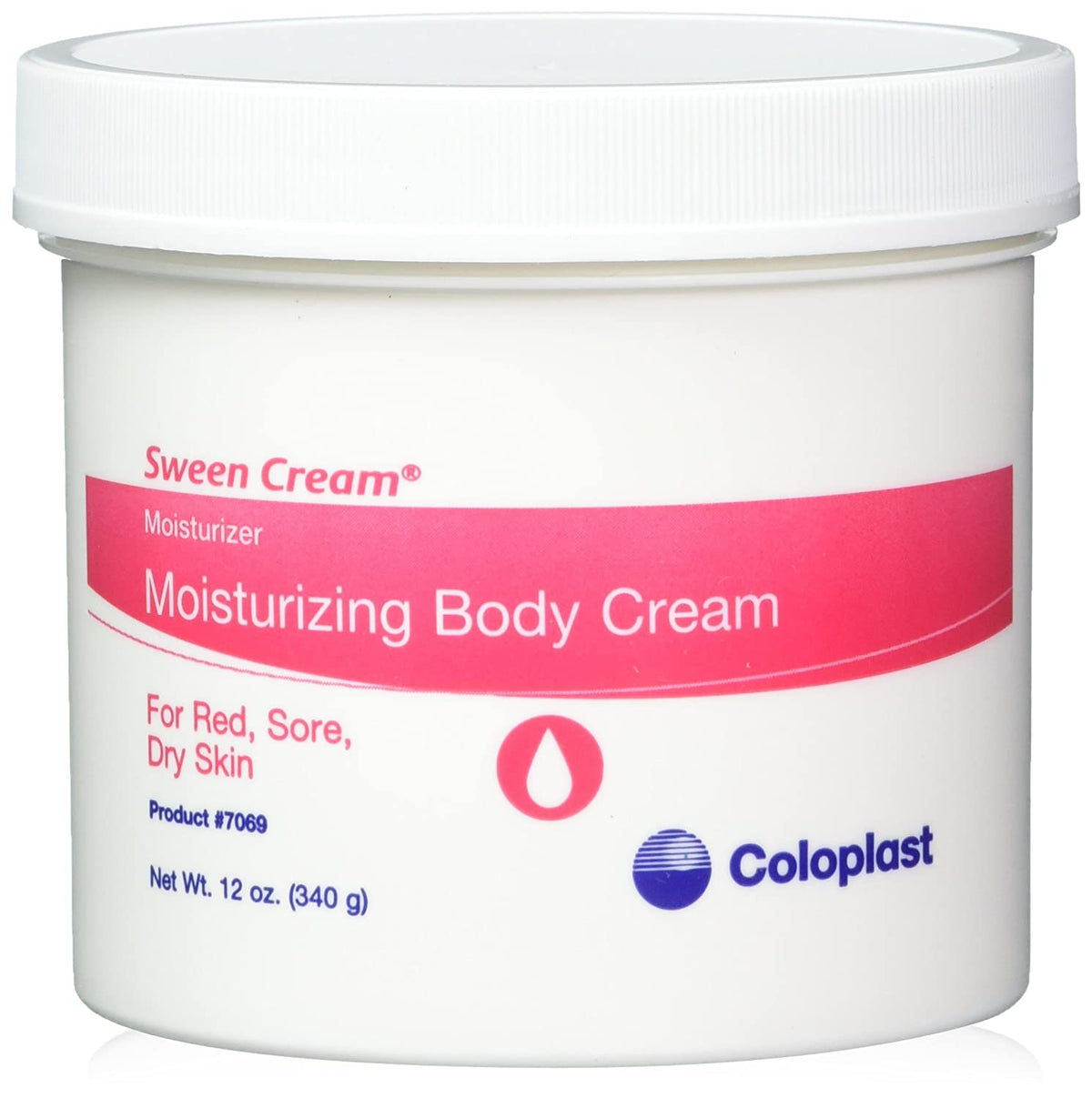 Coloplast Sween Cream 7069 - Hand And Body Moisturizer, CHG Compatible, Scented Cream, Jar - 12 oz., One Jar