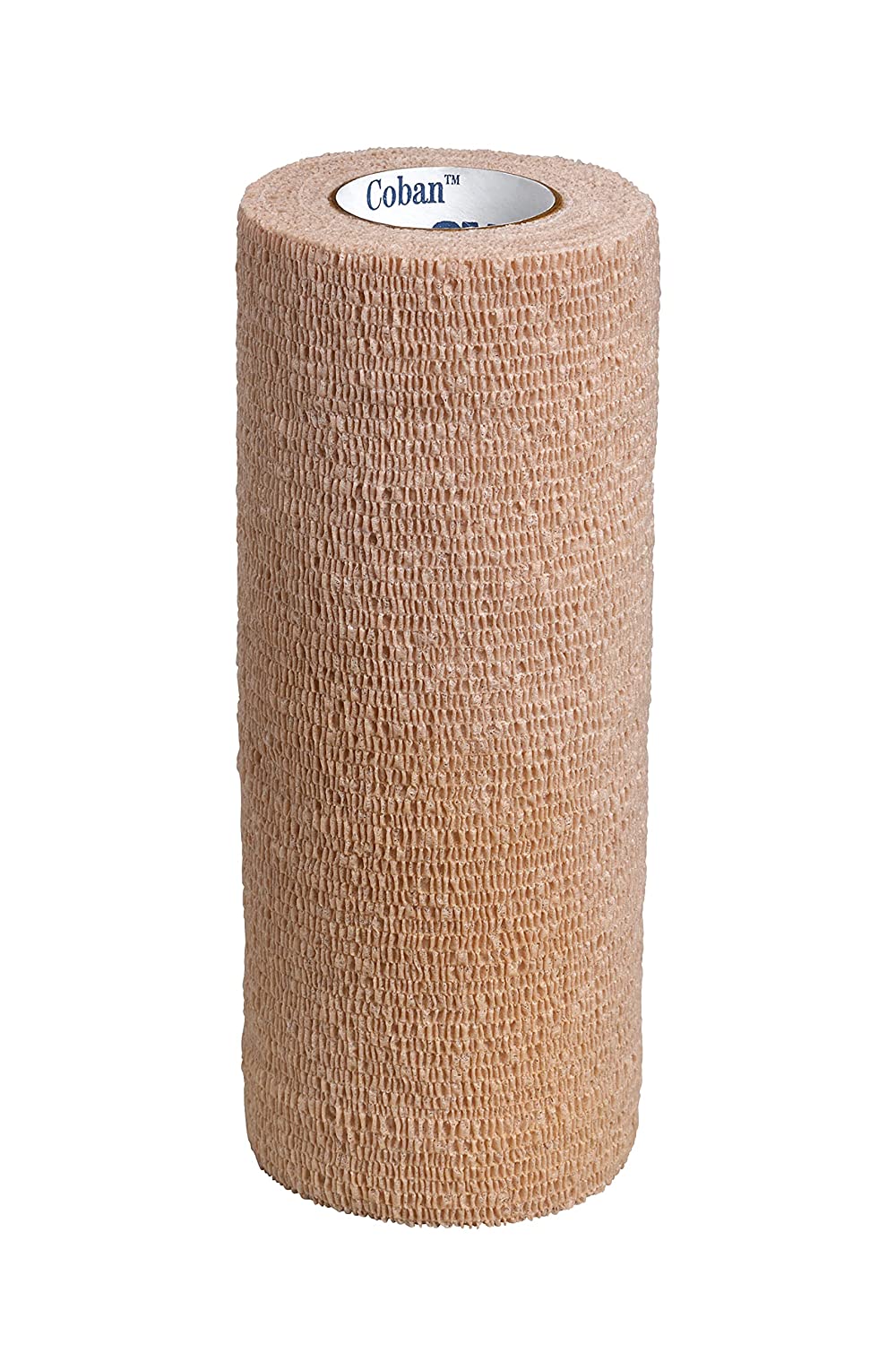 3M Coban Self-Adherent Wrap 1586 - Non-Sterile, Elastic, Lightweight, Breathable, Beige Compression Wrap - 6&quot; x 5 yards, Box of 12