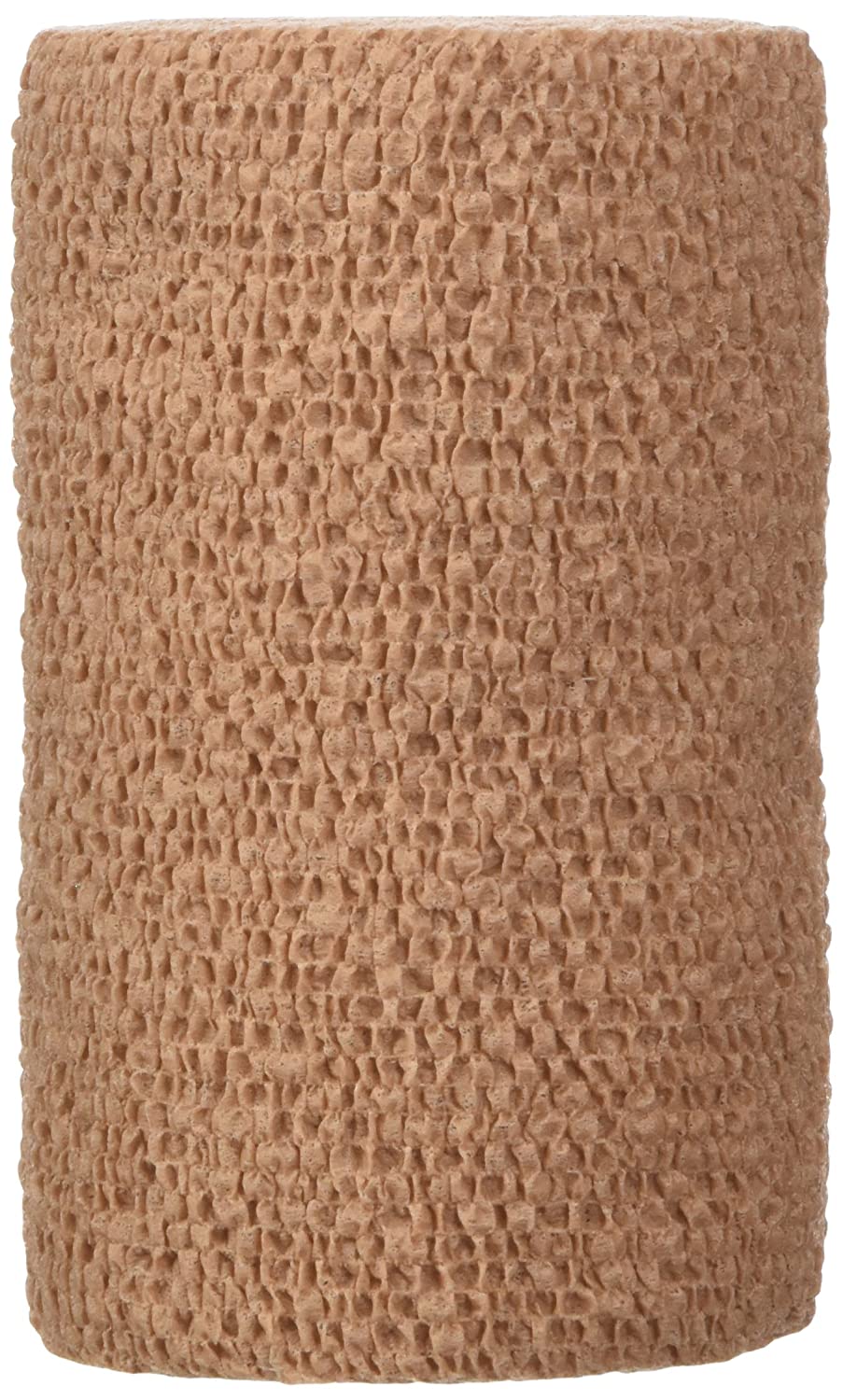 3M Coban Self-Adherent Wrap 1584 - Non-Sterile, Elastic, Lightweight, Breathable, Beige Compression Wrap - 4" x 5 yards, One Roll